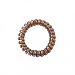 SOHO Metallic Spiral Haargummis Bronze Металлические спиральные резинки для волос