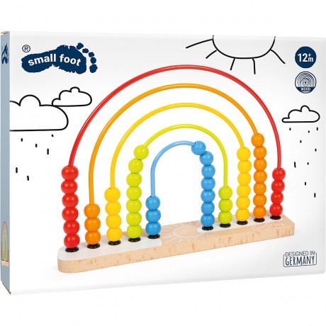 Small Foot Motorikschleife und Abakus Regenbogen Петля двигательных навыков и радуга счетов