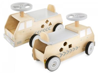 mamabrum Aufsitzauto aus Holz Rutschauto mit Aufbewahrungsfach Деревянная ездовая машина с багажным отделением
