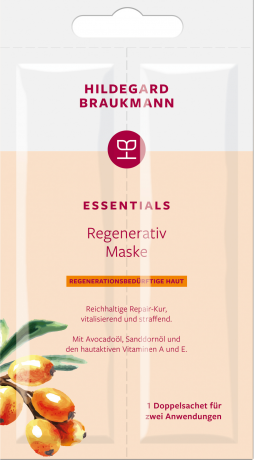 Hildegard Braukmann ESSENTIALS Regenerativ Maske, 14 ml, Hildegard Braukmann маска для лица для чувствительной и сухой кожи, для женщин, 14 мл