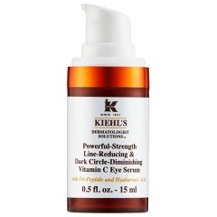 Kiehl’s Powerful-Strength Line-Reducing &amp; Dark Circle Diminishing Vitamin C Eye Serum  Сыворотка для кожи вокруг глаз Powerful-Strength, сокращающая морщины и уменьшающая темные круги под глазами с витамином С 15мл
