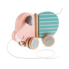 howa Nachziehtier Ziehtier Schweinchen aus Holz Berta Игрушка-поросенок из дерева Берта