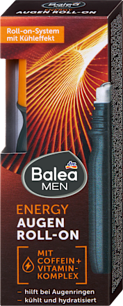 Balea MEN Augen Roll-on Energy, 15 ml, Охлаждающий ролик для области вокруг глаз Energy с кофеином против признаков усталости, 15 мл