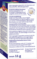 Abtei Kinder Multivitamine + Mineralstoffe Schmelztabletten 75 Schmelztabletten (11 g), Abtei Детские мультивитамины и минералы для роста, костей и иммунитета, таблетки с клубничным вкусом, 75 растворяющихся во рту таблеток (11 г)