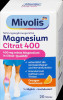 Mivolis Magnesium Citrat 400 Granulat Sticks 20 St, 120 g, Магний-Цитрат в гранулах в стиках для мышц и нервов, с фруктовым апельсиновым вкусом, 20 шт х 6 г (120г)