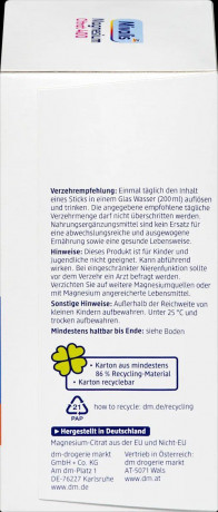 Mivolis Magnesium Citrat 400 Granulat Sticks 20 St, 120 g, Магний-Цитрат в гранулах в стиках для мышц и нервов, с фруктовым апельсиновым вкусом, 20 шт х 6 г (120г)