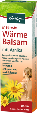 Kneipp Intensiv Waerme Balsam, 100 ml, Kneipp интенсивный согревающий бальзам с органической арникой для шеи, плеч и спины, 100 мл