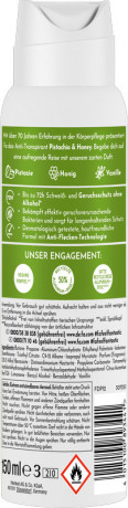 Fa Pistachio & Honey Anti-Transpirant 150 ml, Дезодорант-антиперспирант FA Pistachio & Honey с ароматом фисташки, мёда и ванили, 150 мл