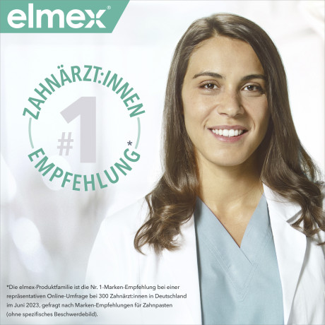 elmex Sensitive Zahnpasta, 75 ml, Зубная паста Sensitive для чувствительных зубов с фторидом, 75 мл