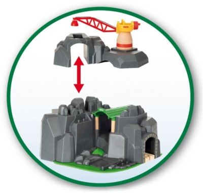 BRIO Grosse Goldmine mit Sound-Tunnel Большой золотой рудник со звуковым туннелем