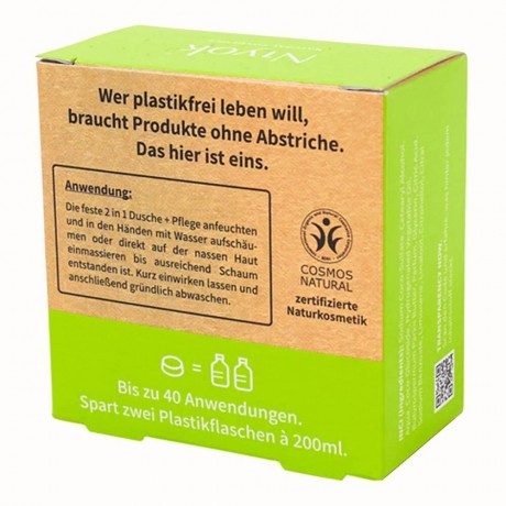 Niyok 2in1 feste Dusche+Pflege Green touch 80g Твердый душ+уход 2в1 Green touch 80г