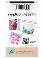 Simplicol Expert Mitternacht-Schwarz, Краска для ткани чёрная, интенсивное перекрашивание, для стиральной машины 40C, 150 г