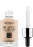 Catrice Make-up HD Liquid Coverage Foundation, Катрис Тональный крем для лица 24 часа, 010 Light Beige, 30 мл