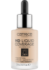 Catrice Make-up HD Liquid Coverage Foundation, Катрис Тональный крем для лица 24 часа, 010 Light Beige, 30 мл