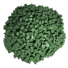 LEGO LEGO 2x2 Steine Sandgrun - 1000 Stuck - Sandgreen Bricks 3003 Кубики LEGO 2x2 Sandgreen — 1000 штук — Sandgreen Bricks 3003