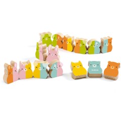 DJECO Kleinkind-Lernspielzeug Tiny-up Domino Развивающая игрушка для малышей Tiny-up Domino