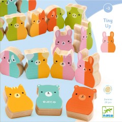 DJECO Kleinkind-Lernspielzeug Tiny-up Domino Развивающая игрушка для малышей Tiny-up Domino