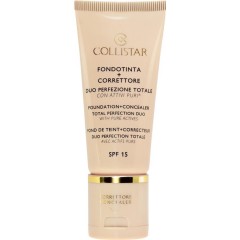 Collistar (Коллистар) Teint Foundation База для макияжа + Concealer Консилер Total Perfection Duo, Nr. 1 Ivory / 31,50 мл