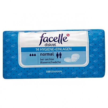 facelle diskret Hygiene-Einlagen Гигиенические прокладки Normal 14 шт.