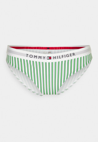 Tommy Hilfiger CLASSIC BIKINI PRINT Bikini bottoms spring lime spring lime CLASSIC BIKINI PRINT Плавки бикини весенний лайм весенняя известь