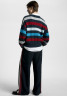 Tommy Hilfiger STRIPE CABLE CREW NECK  Jumper multicolored stp ПОЛОСКА CABLE CREW NECK Джемперы разноцветный стп