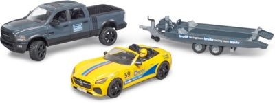 Bruder 02504 RAM 2500 Power Wagon und Roadster Racing Team 02504 RAM 2500 Power Wagon и гоночная команда родстеров