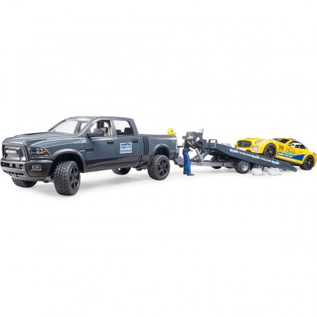 Bruder 02504 RAM 2500 Power Wagon und Roadster Racing Team 02504 RAM 2500 Power Wagon и гоночная команда родстеров
