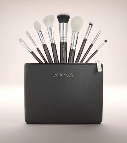 Zoewa Набор веганских кистей из 9 кистей для лица и глаз