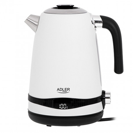 Adler Adler Wasserkocher AD 1295w, 1,7 Liter, 2200 Watt, LCD-Anzeige, 7 Stufen Temperaturregelung  Чайник Adler AD 1295w, 1,7 литра, 2200 Вт, LCD дисплей, 7 уровней регулировки температуры