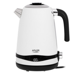 Adler Adler Wasserkocher AD 1295w, 1,7 Liter, 2200 Watt, LCD-Anzeige, 7 Stufen Temperaturregelung  Чайник Adler AD 1295w, 1,7 литра, 2200 Вт, LCD дисплей, 7 уровней регулировки температуры