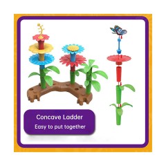 Vicabo Blumengarten Spielzeug Bausteine Konstruktionsspielzeug fur Kinder Цветочные садовые игрушки строительные блоки Строительные игрушки для детей