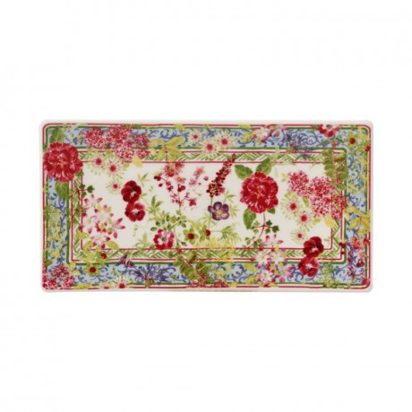 Gien Fayencerie Gien 'Millefleurs' Platte rechteckig klein 19,3 x 10 cm Gien "Millefleurs" Тарелка прямоугольная маленькая 19,3 x 10 см