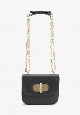 Tommy Hilfiger SMALL TURN LOCK Across body bag black SMALL TURN LOCK Сумка через плечо черный