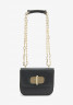Tommy Hilfiger SMALL TURN LOCK Across body bag black SMALL TURN LOCK Сумка через плечо черный