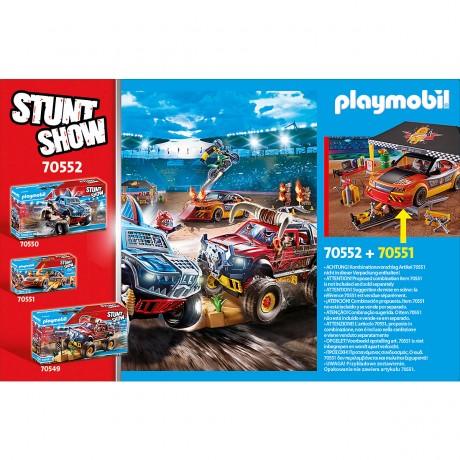 PLAYMOBIL PLAYMOBIL 70552 Stuntshow Werkstattzelt Палатка для мастерской PLAYMOBIL 70552