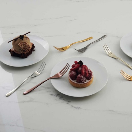 Sambonet Sambonet Taste - Edelstahl / PVD Mix Kuchengabel Set 6-tlg. Sambonet Taste - Набор вилок для торта из нержавеющей стали / PVD, 6 шт.