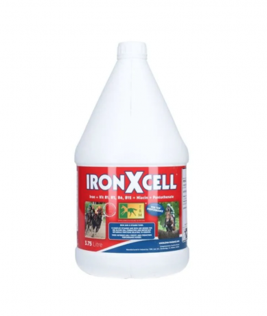 TRM IronXcell 3750ml, Витаминно-минеральная добавка для лошадей (Ирландия), 3750 мл, сироп, поддержка энергии и работоспособности, железо, витамины группы B, биотин
