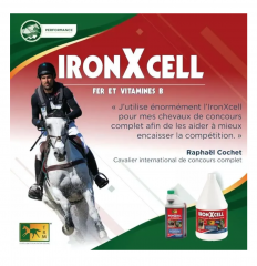 TRM IronXcell 3750ml, Витаминно-минеральная добавка для лошадей (Ирландия), 3750 мл, сироп, поддержка энергии и работоспособности, железо, витамины группы B, биотин