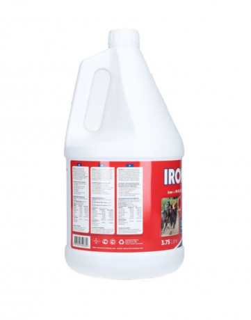 TRM IronXcell 3750ml, Витаминно-минеральная добавка для лошадей (Ирландия), 3750 мл, сироп, поддержка энергии и работоспособности, железо, витамины группы B, биотин