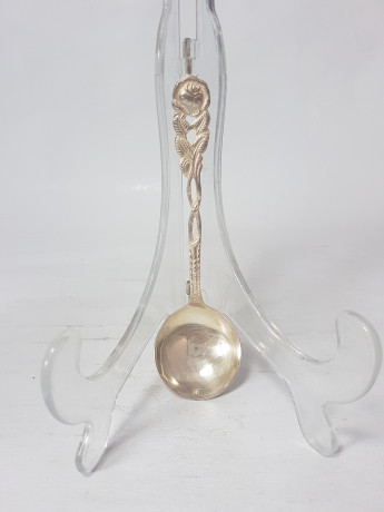 Ложка для сахара винтажная "Розы", 14 x 8,5 см, Германия, 1960-70гг.