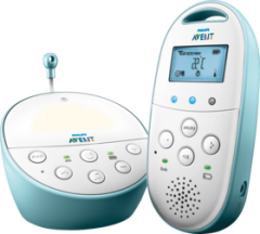 Philips AVENT DECT с Smart Eco Mode Alarmfunktion, Радионяня с Часами и Будильником1 шт