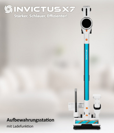 Genius Genius Akku-Bodenstaubsauger Genius INVICTUS X7 FACELIFT Aufbewahrungsstation mit Ladefunktion Беспроводной пылесос Genius INVICTUS X7 FACELIFT с функцией зарядки