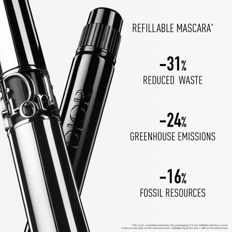 DIOR Diorshow Iconic Overcurl Refill Mascara-Refill – Schwarz – Volumen- und Schwungeffekt Nr. 090 - Black Diorshow Iconic Overcurl Refill Refill Mascara Refill — черный — объем и эффект подкручивания