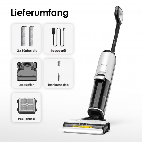 Tineco Tineco Nass-Trocken-Akkusauger Floor One S7 Steam Plus mit Dampfreinigung, 350 W, beutellos Беспроводной пылесос Tineco для влажной и сухой уборки Floor One S7 Steam Plus с паровой очисткой, 350 Вт, без мешка