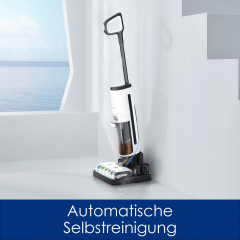 Tineco Tineco Nass-Trocken-Akkusauger Floor One S7 Steam Plus mit Dampfreinigung, 350 W, beutellos  Беспроводной пылесос Tineco для влажной и сухой уборки Floor One S7 Steam Plus с паровой очисткой, 350 Вт, без мешка