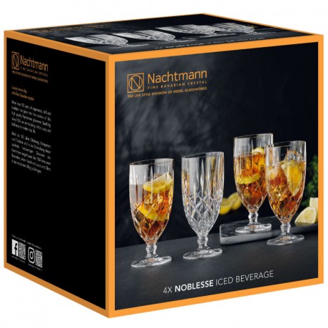 Nachtmann Nachtmann Noblesse Eisteeglas / Bierglas Set 4-tlg. h: 173 mm / 425 ml Набор стаканов для чая со льдом и пива Nachtmann Noblesse, 4 шт. высота: 173 мм / 425 мл