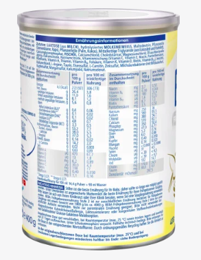 Nestlé BEBA  Anfangsmilch Spezialnahrung Frühgeborenen 2 von Geburt an, Специальное питание «Первоначальное молоко» для недоношенных детей 2 с рождения, 400 г