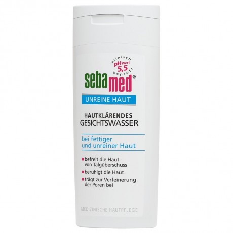 sebamed Unreine Haut Hautklarendes Gesichtswasser  Нечистая кожа Очищающий тоник для лица