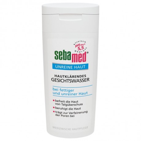 sebamed Unreine Haut Hautklarendes Gesichtswasser  Нечистая кожа Очищающий тоник для лица