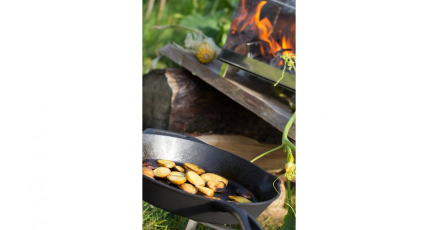 Petromax Petromax Feuerpfanne fp35, mit Pfannenstiel schwarz, 1 Henkel, O 35cm schwarz Сковорода Petromax fp35, с черной ручкой, 1 ручка, O 35см